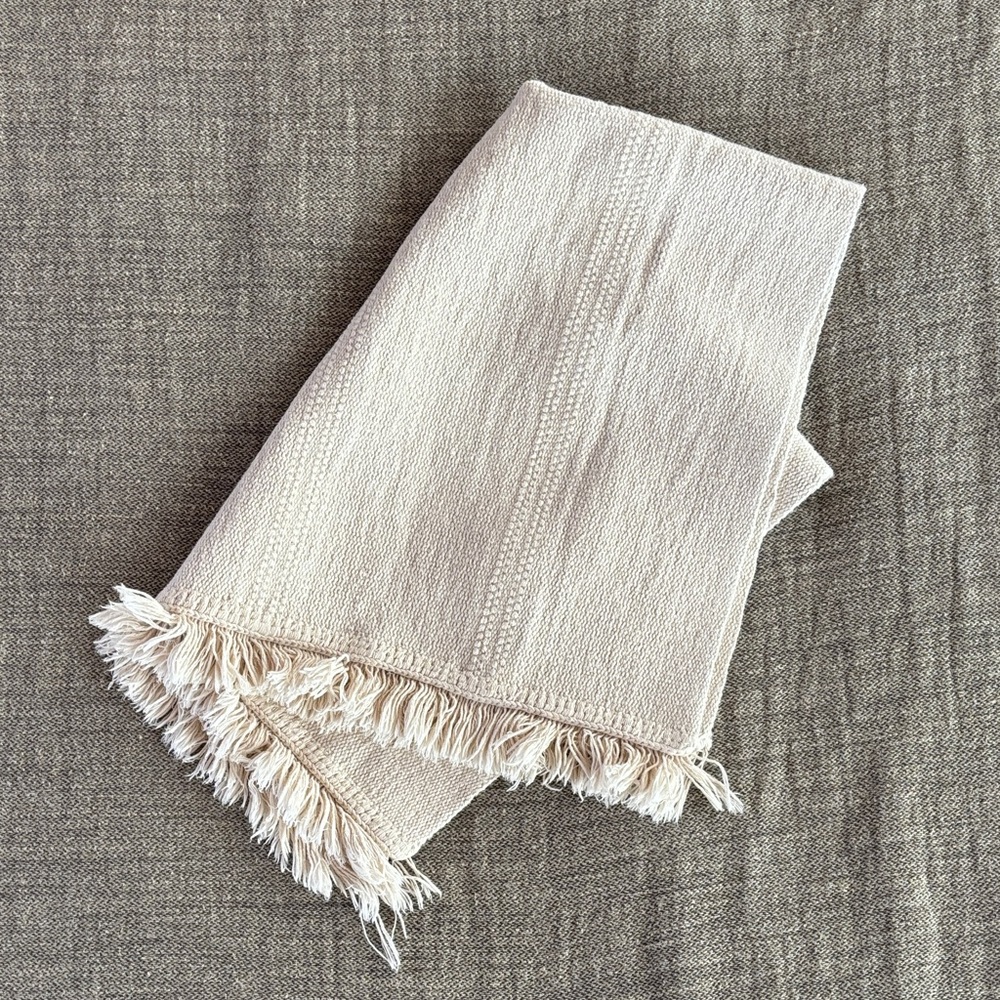Simple Woven Cotton Rug